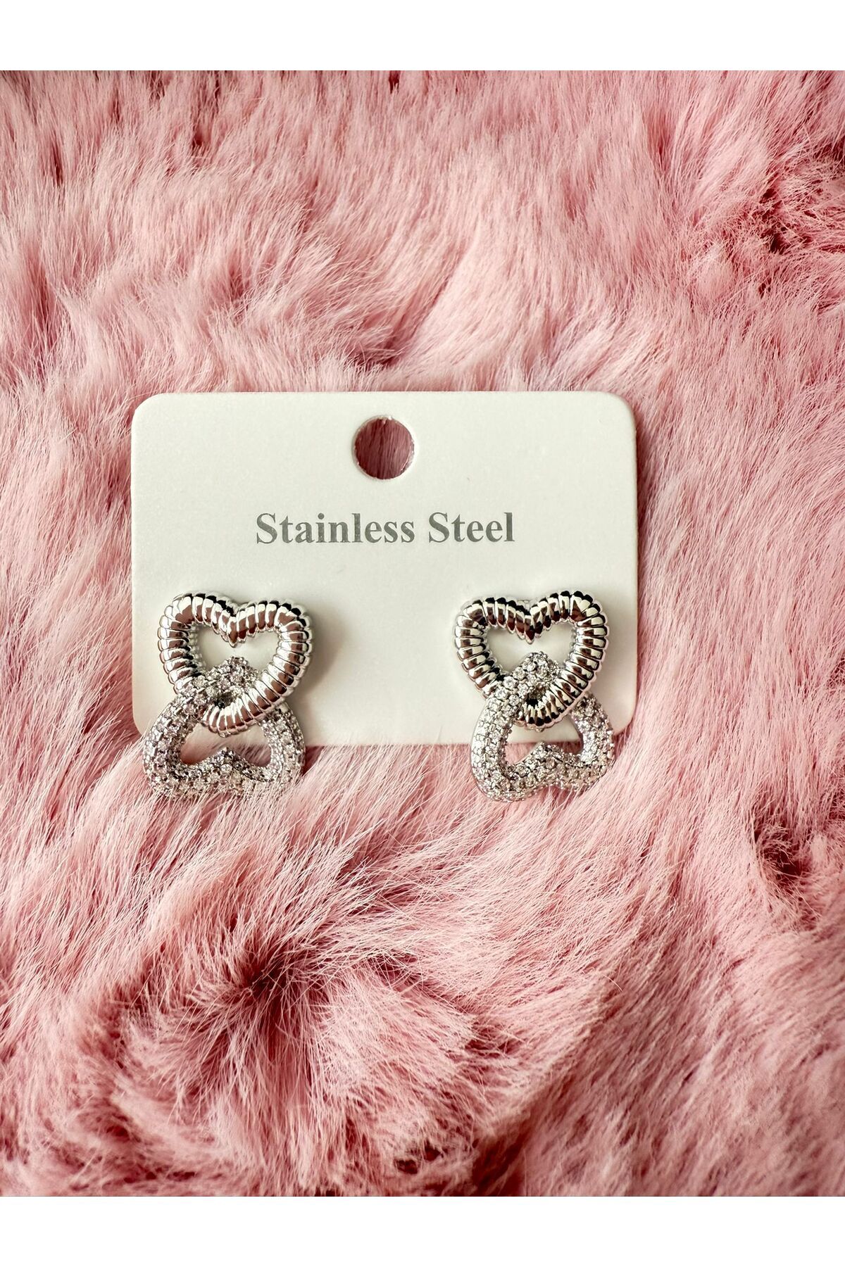 Butik Gold Metal Tasarım Sallantılı Küpe
