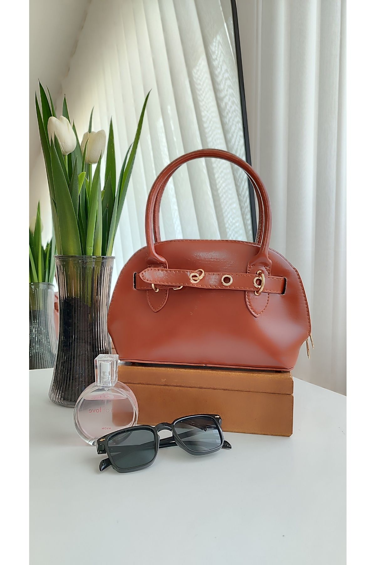 ravensbag KEMER DETAYLI EL ve OMUZ KADIN ÇANTA