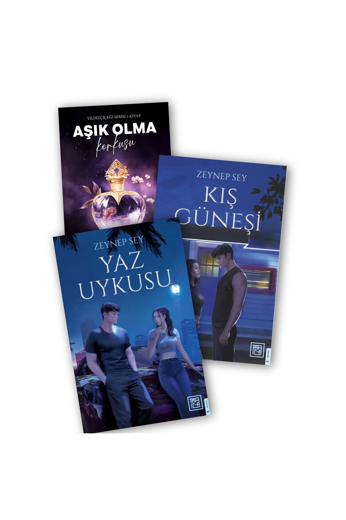 Destek Yayınları Yaz Uykusu - Kış Güneşi - Aşık Olma Korkusu Zeynep Sey 3 lü Kitap Seti