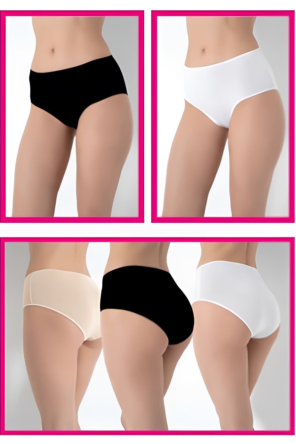 SM UNDERWEAR 3lü Ekonomik Paket Bambu Bato Slip Külot