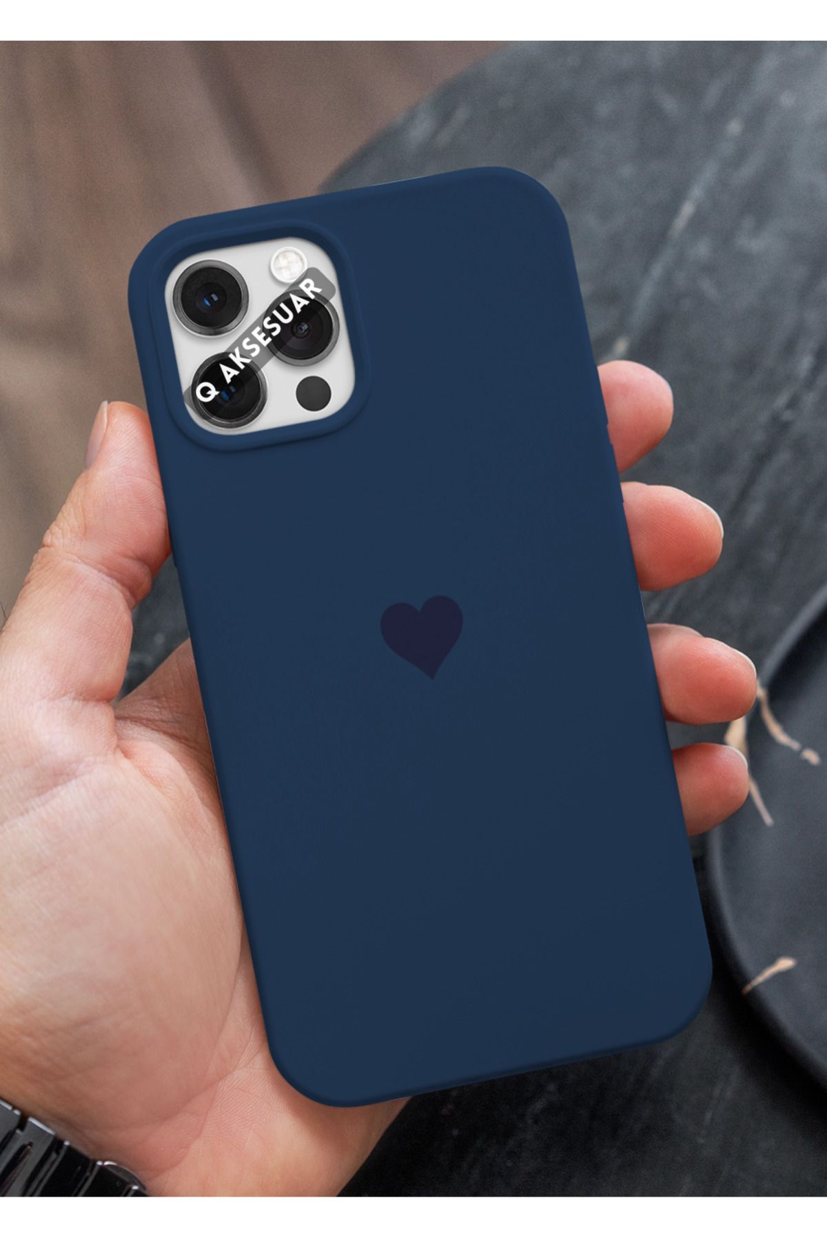 Q Aksesuar İphone 6S Plus Uyumlu Mini Kalp Serisi Basic Premium Telefon Kılıfı