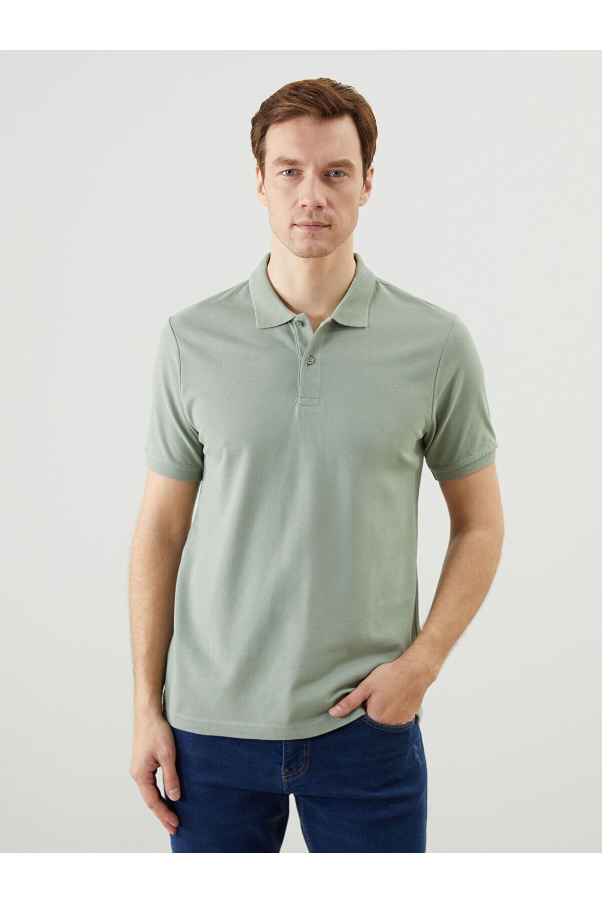 LC Waikiki Polo Yaka Kısa Kollu Pike Erkek Tişört