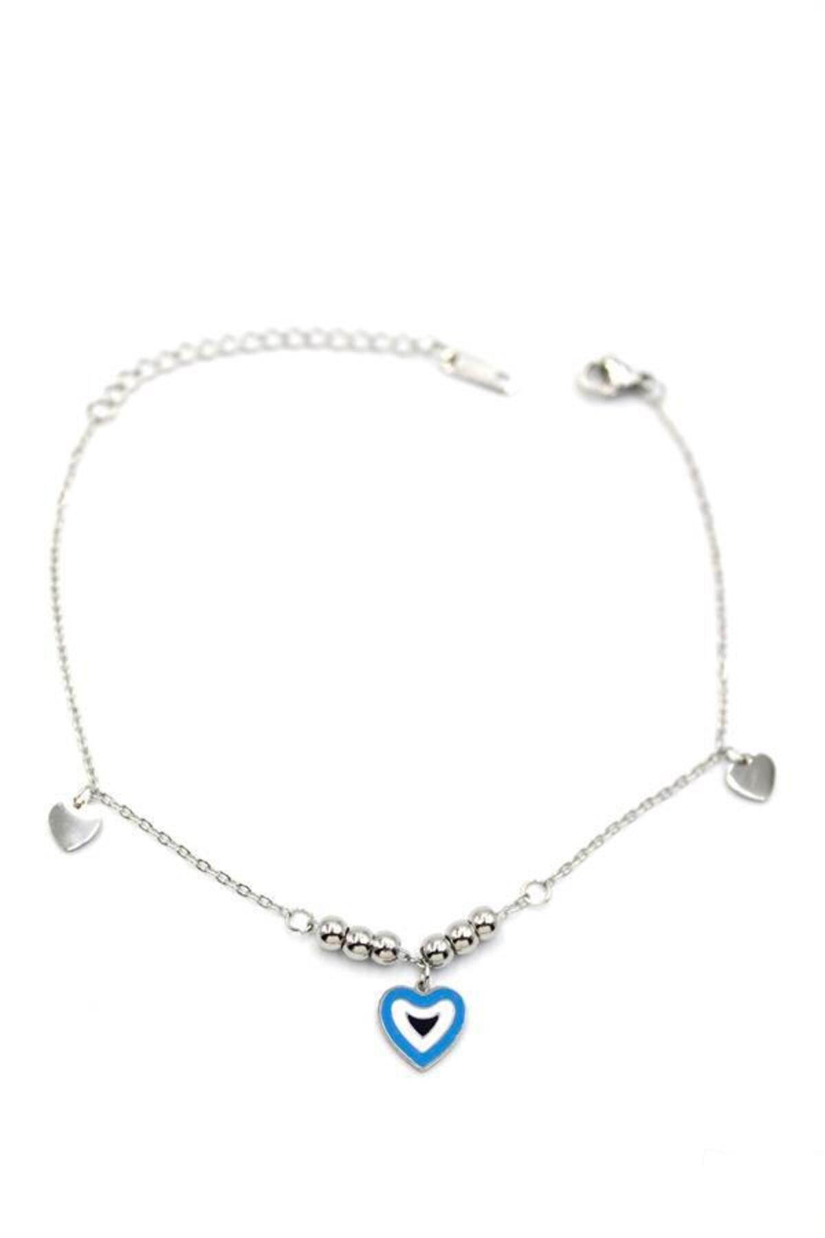 MR RZN STORE Kalp Halhal - Gümüş
