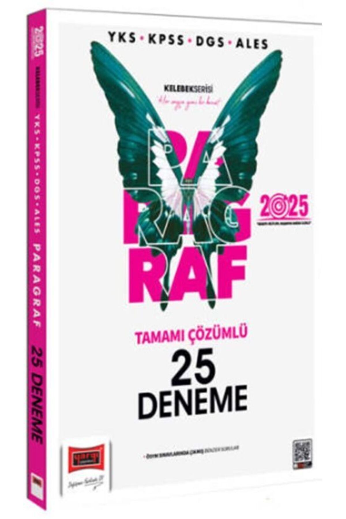 Yargı Yayınları Yargı Yayınları 2025 YKS KPSS ALES DGS Kelebek Serisi Tamamı Çözümlü Paragraf 25 Deneme