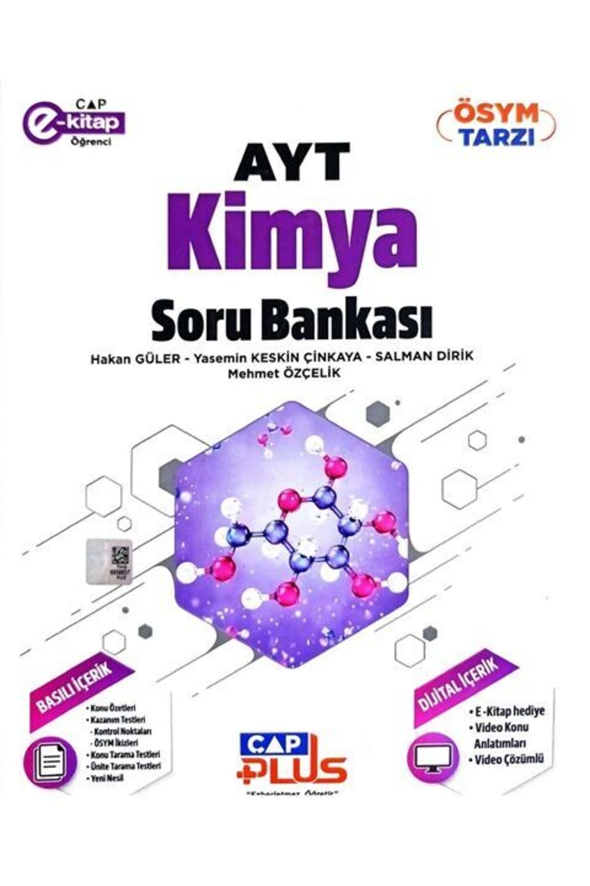 Çap Yayınları Çap Yayınları AYT Kimya Plus Soru Bankası