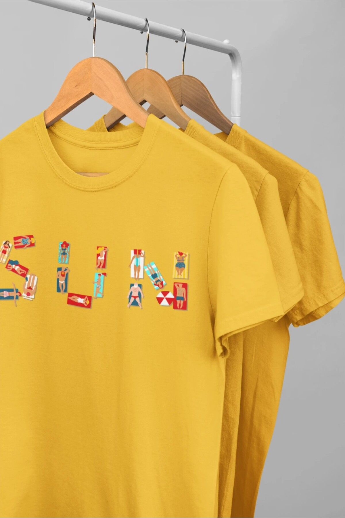 soul stop where freedom flows against the current Beach Sun Letters Unisex Erkek T-Shirt – Soul Stop Özgün Tasarımı