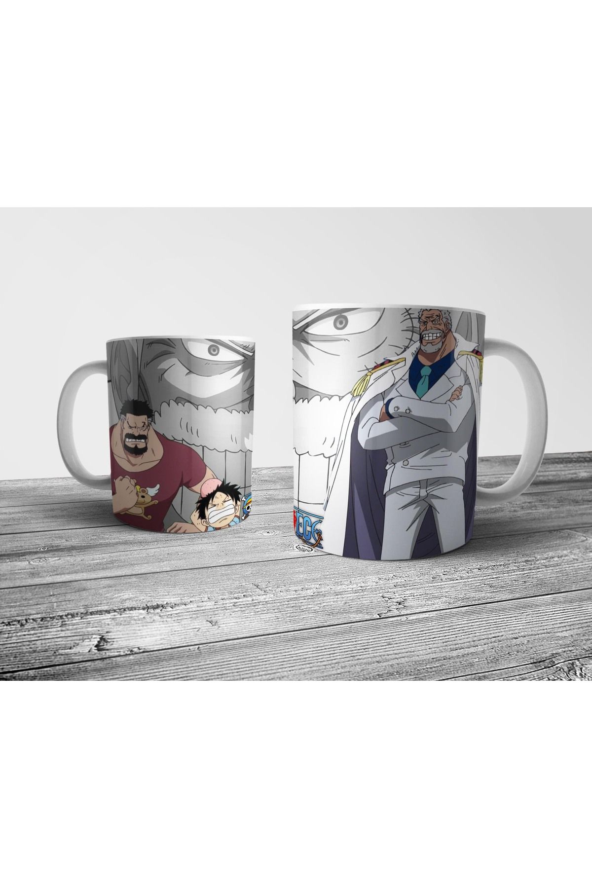 Pixxa One Piece Monkey D. Garp Kupa Bardak Model 2