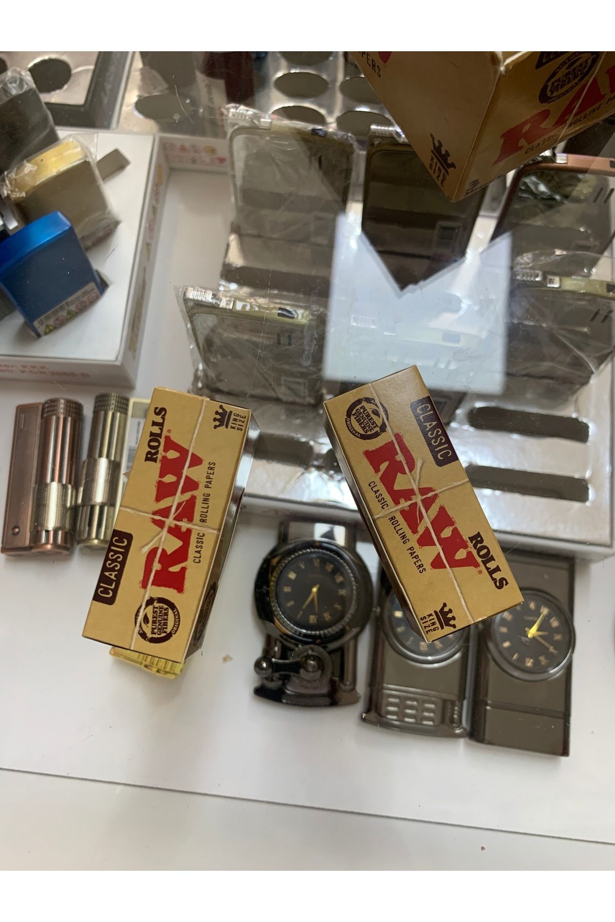 RAW Geniş ebat 2 Adet Üç metre Raw rulo kâğıt