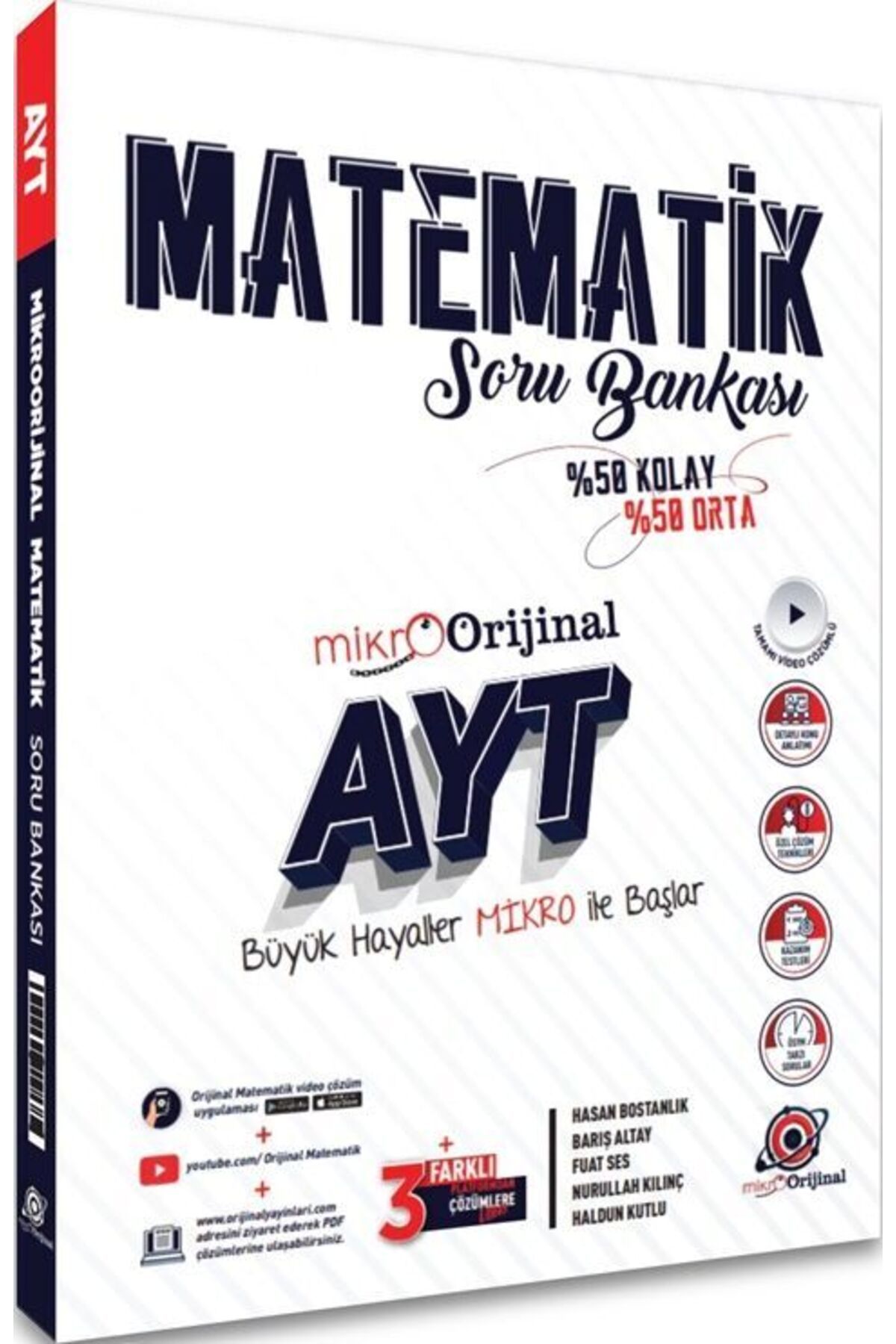 Orijinal Yayınları Orijinal Mikro AYT Matematik Soru Bankası