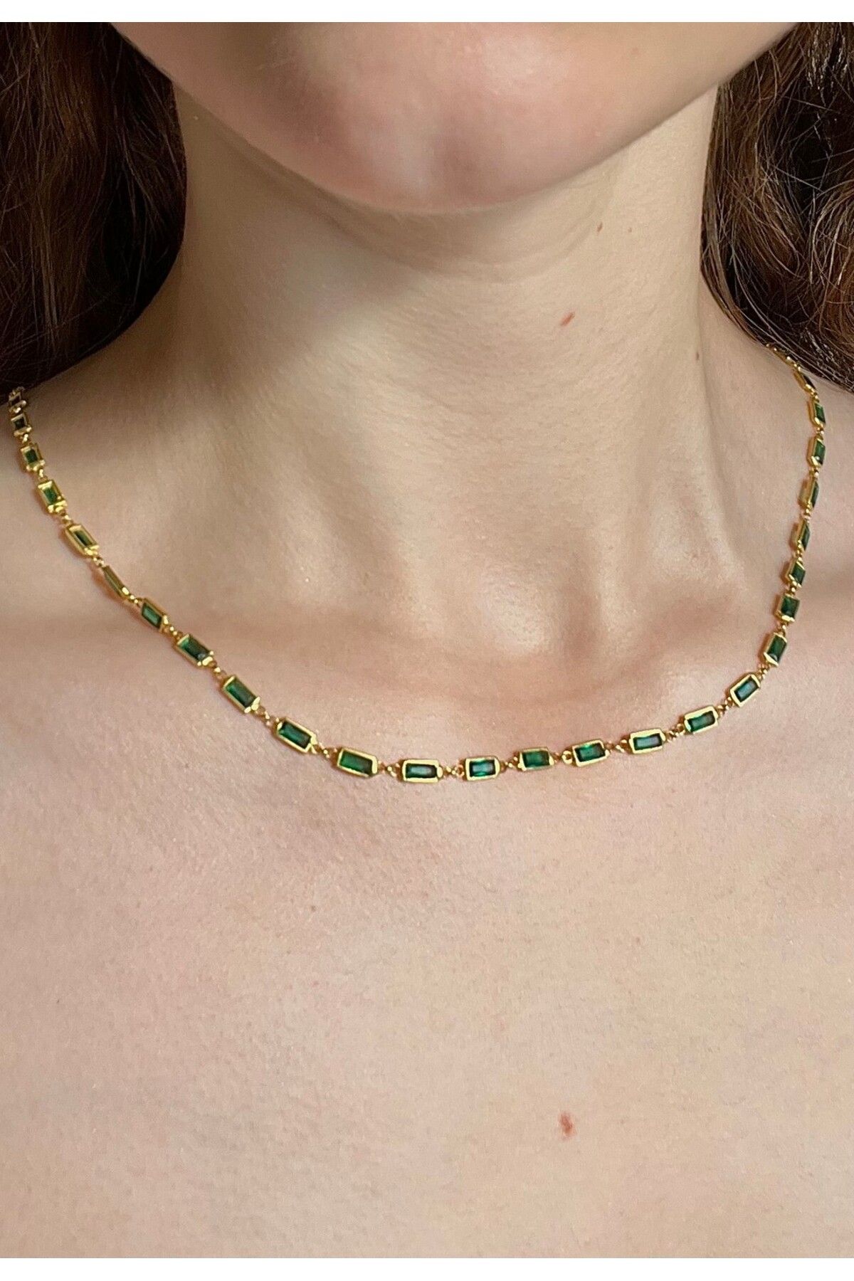 minimojewels Solis Kare Baget Kolye | 925 Ayar Gümüş