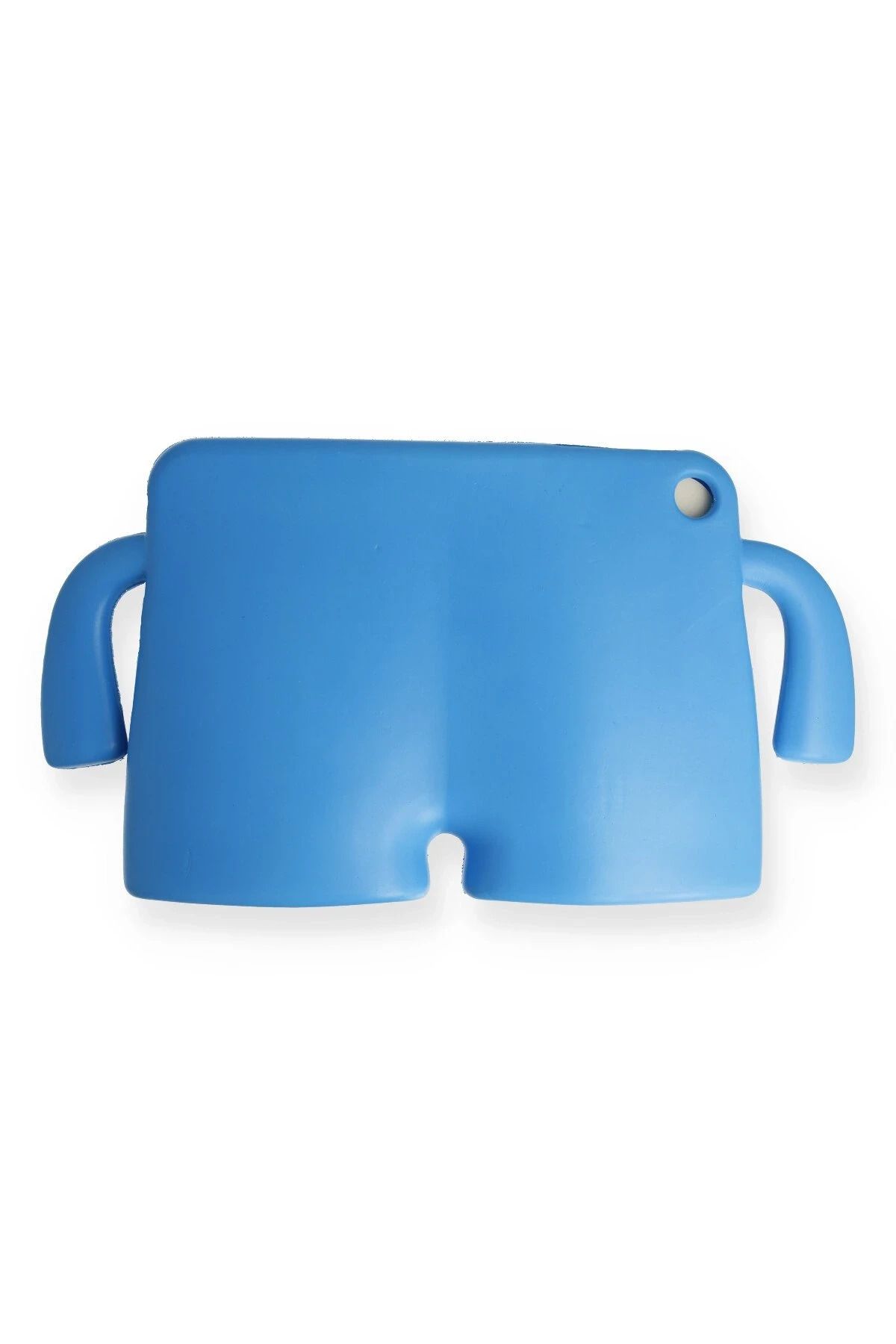 NewFace iPad 10.2 (7.nesil) Kılıf Karakter Tablet Silikon - Mavi HNZRN
