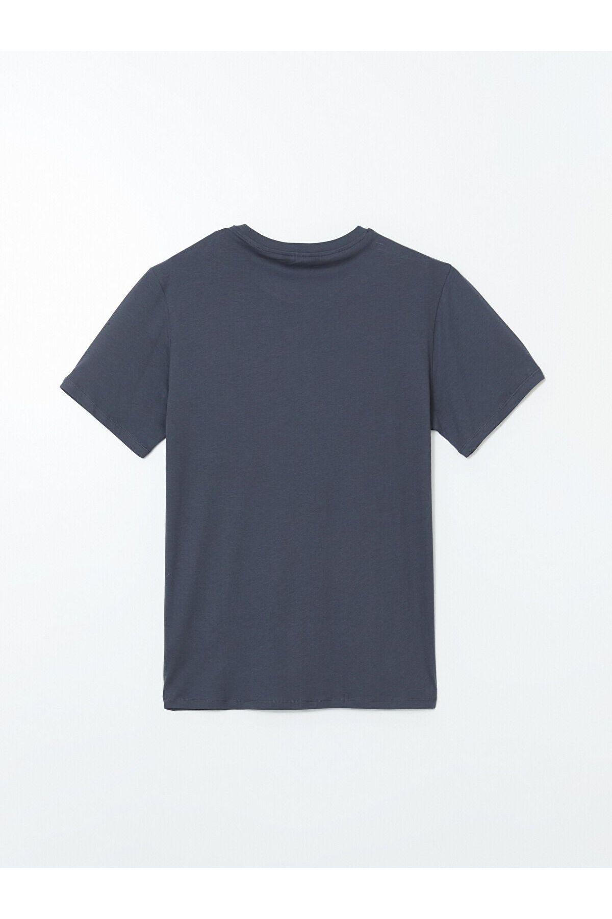 LC Waikiki-Crew Neck Short Sleeve Printed Combed Cotton Men's T-Shirt 2