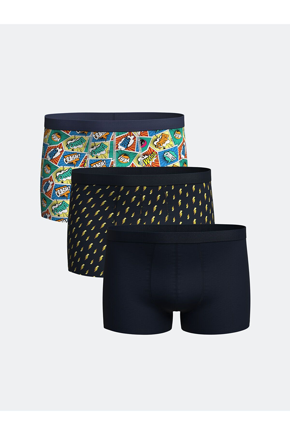 LC Waikiki Standart Kalıp Pamuklu Esnek Erkek Boxer 3'lü