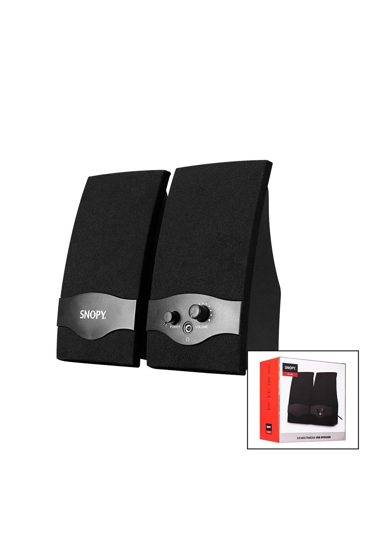 Modafiks SNOPY SN-84 USB 2.0 MULTİMEDYA 1+1 HOPARLÖR SPEAKAER SET 4W (5122)