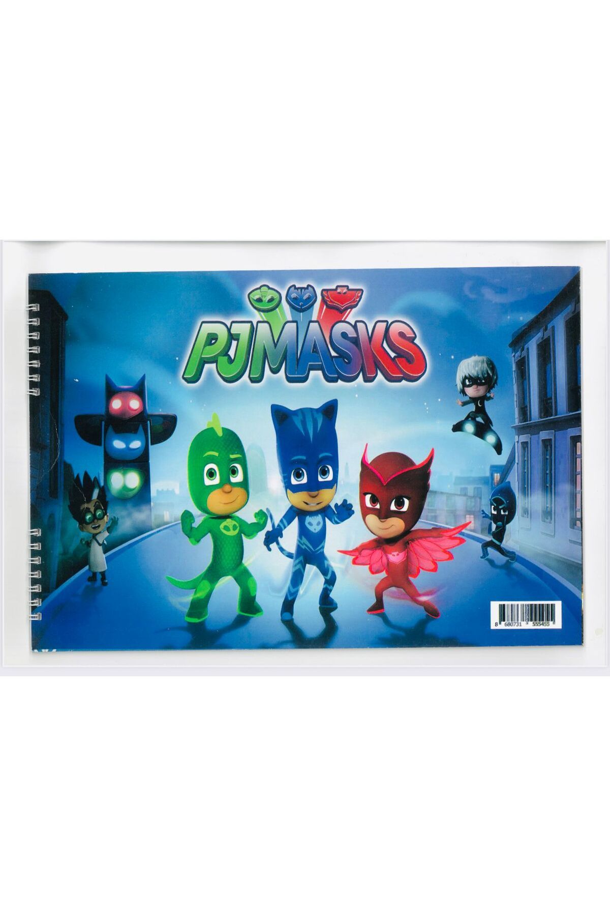 Deniz Oyuncak PJMASKS PİJAMASKELİLER 25*35 SPRELLİ 15 SAYFA RESİM DEFTERİ