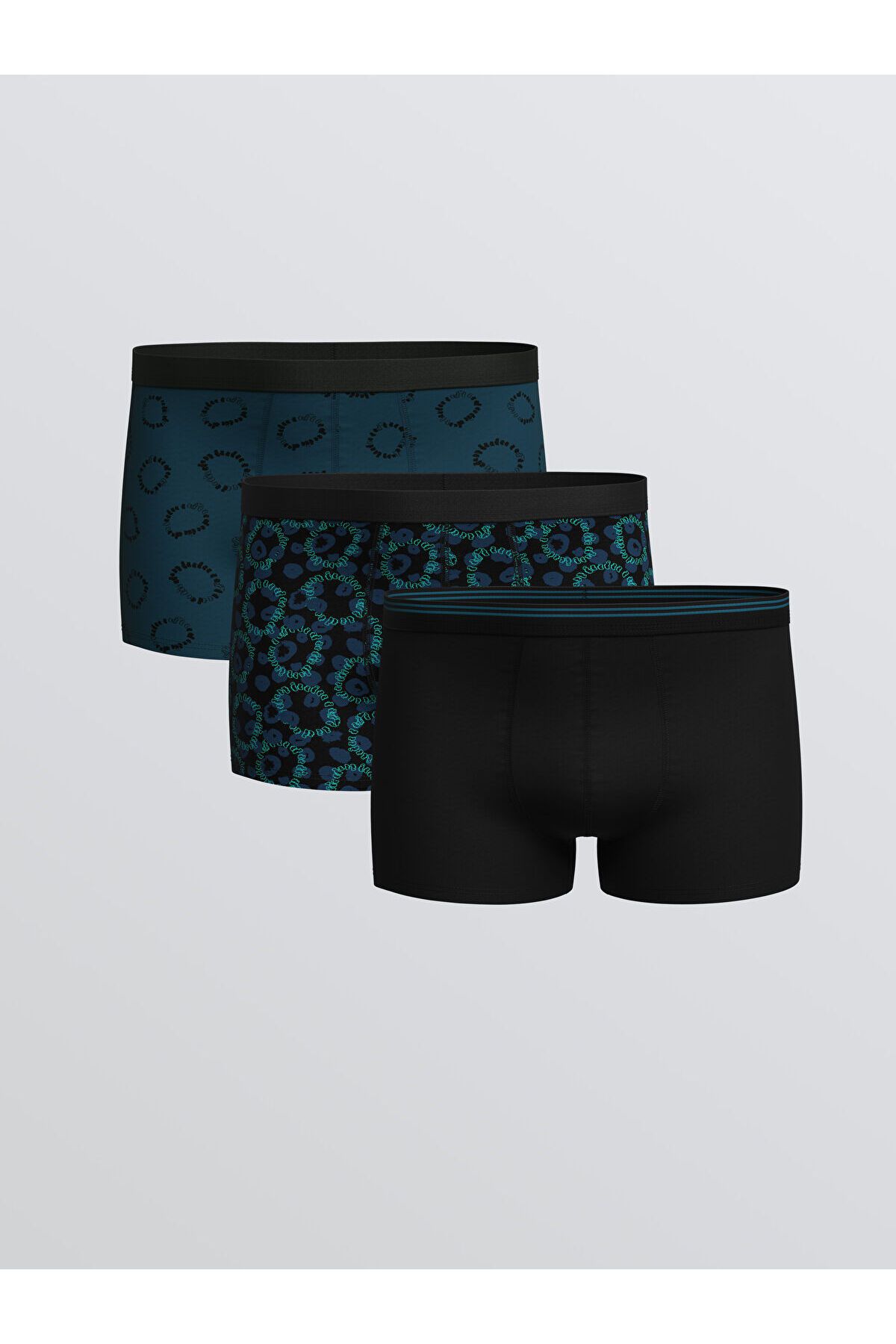 LC Waikiki Standart Kalıp Pamuklu Esnek Erkek Boxer 3'lü