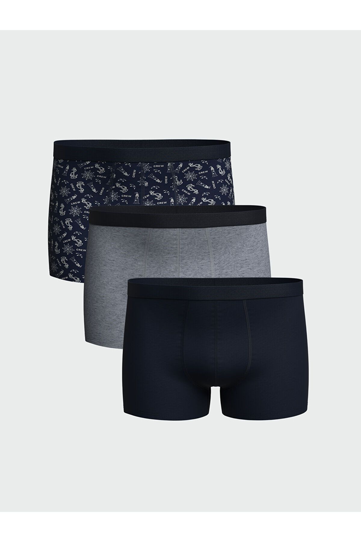 LC Waikiki Standart Kalıp Pamuklu Esnek Erkek Boxer 3'lü