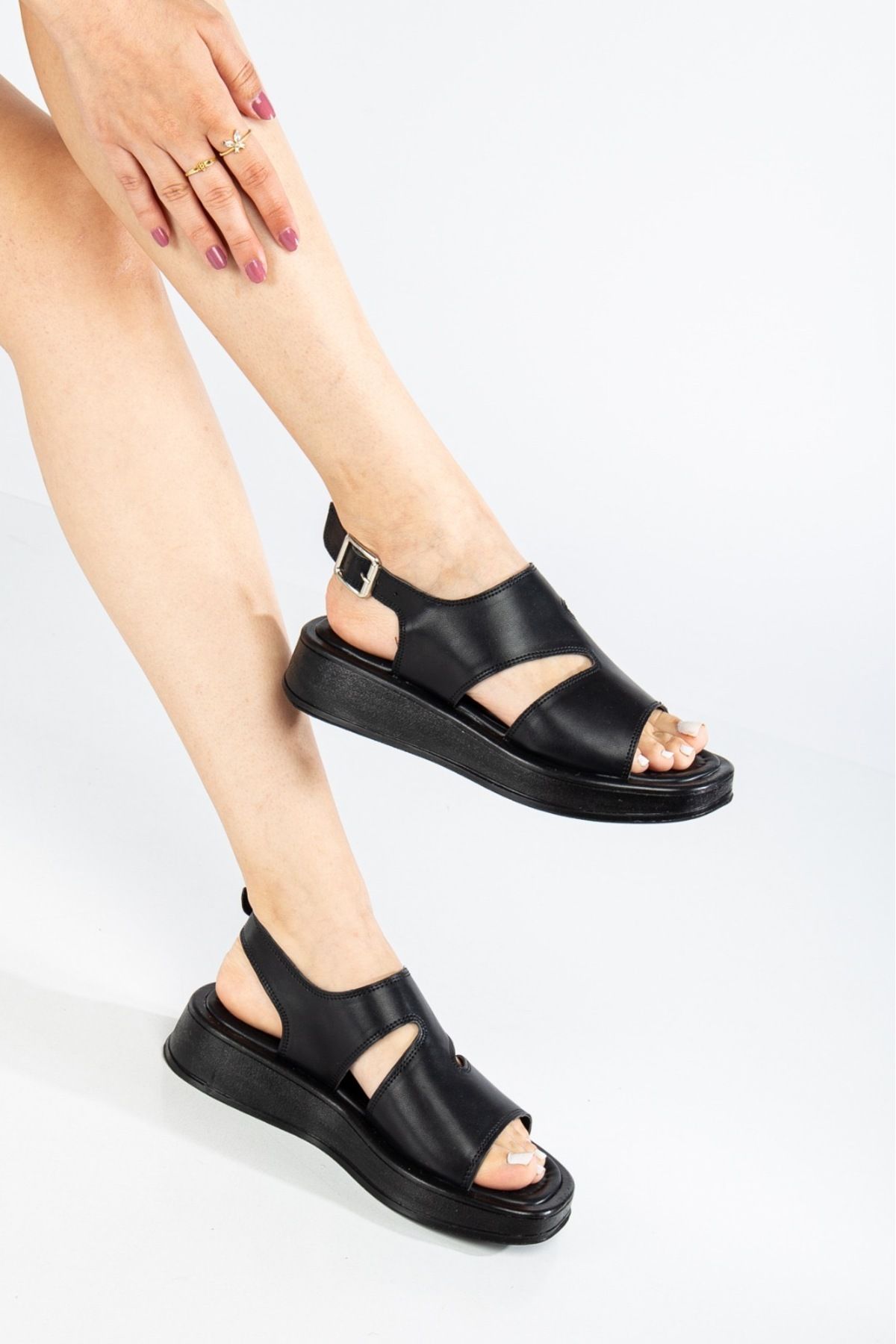 palatti shoes Dolgu Taban Kadın Sandalet