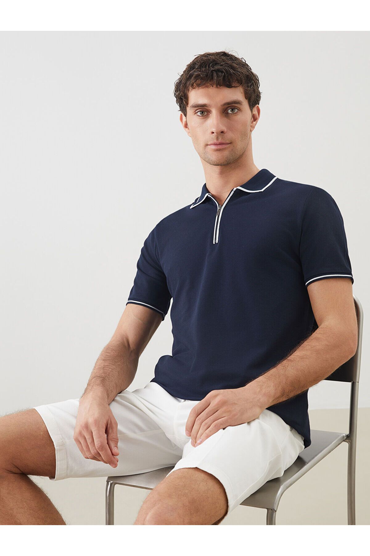LC Waikiki Polo Yaka Kısa Kollu Pike Erkek Tişört