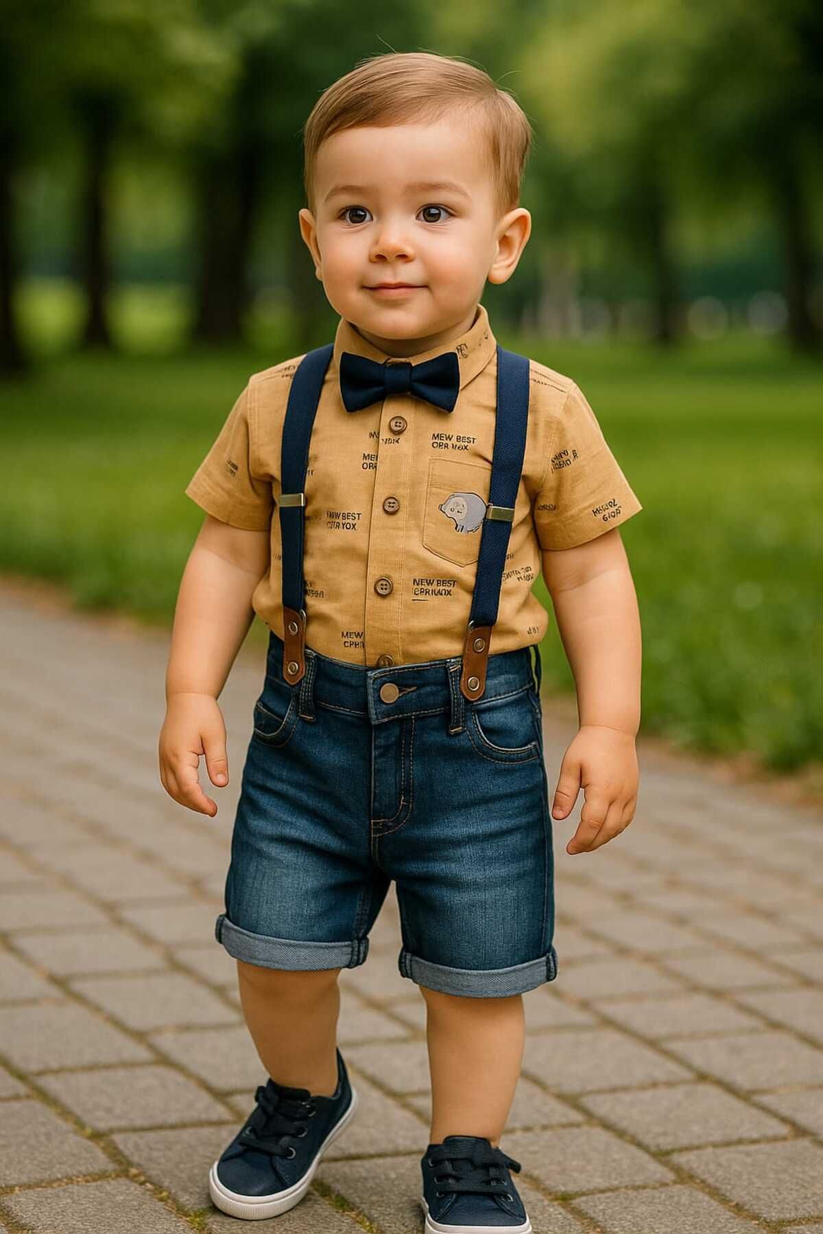 Lino Baby ASKILI PAPYONLU ERKEK TAKIM