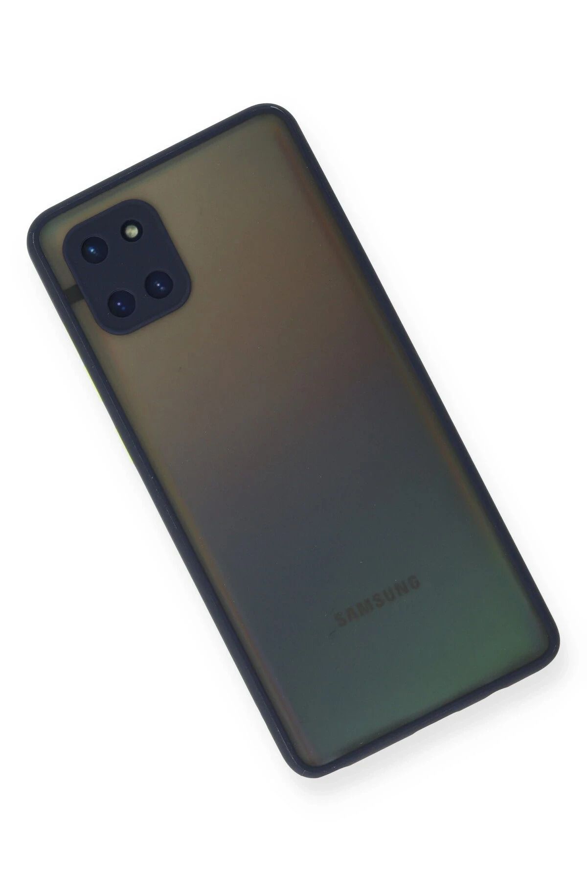 NewFace Samsung Galaxy A81 / Note 10 Lite Kılıf Montreal Silikon Kapak - Lacivert HNZRN