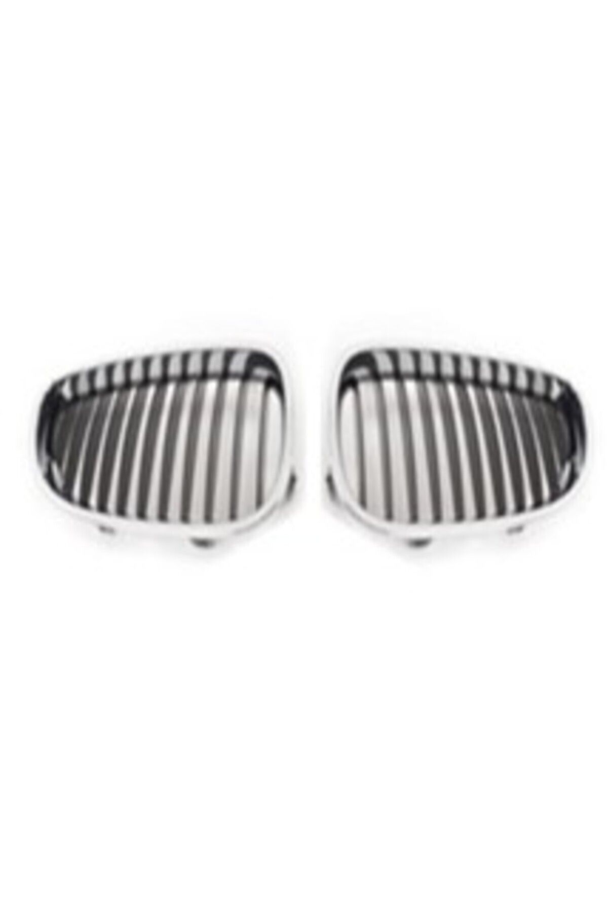BİZİMPARÇA ÖN PANJUR KROM SİYAH SET BMW E60 LCİ 2004-2009 Uyumlu
