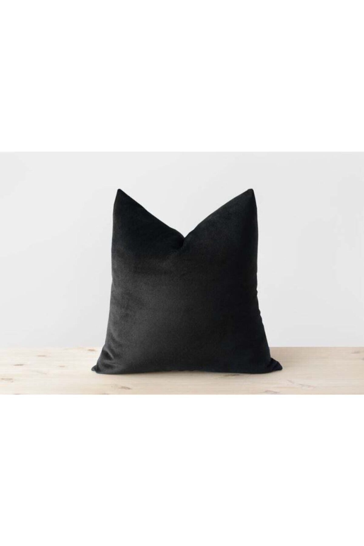 AYZEN HOME Siyah Kadife Kırlent Kılıfı 50x50