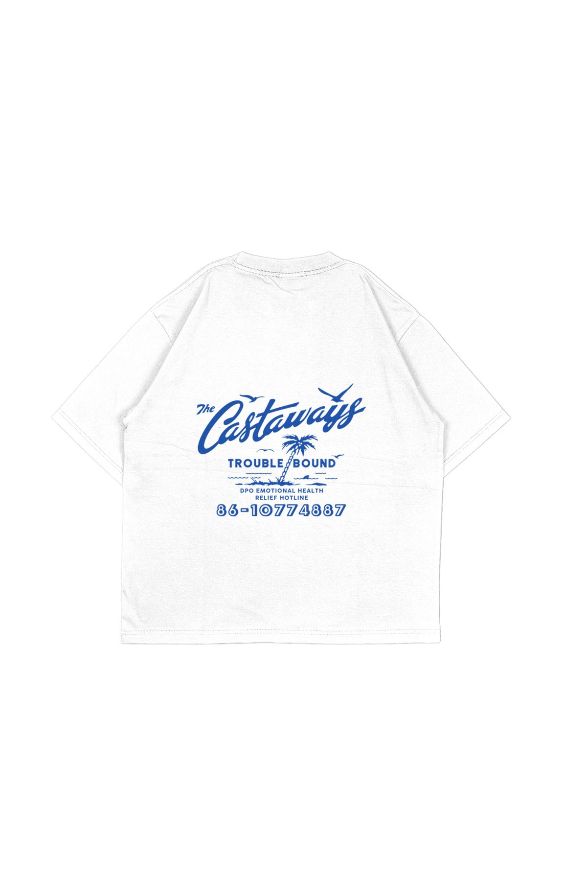 Tresore Palmiye Baskılı Oversize Baskılı Nakış Detaylı Tişört/Summer Oversize Tişört/ Tasarım Tişört