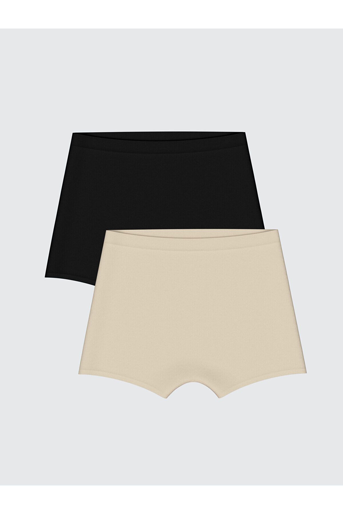 LC Waikiki Düz Boxer Külot 2'li Paket