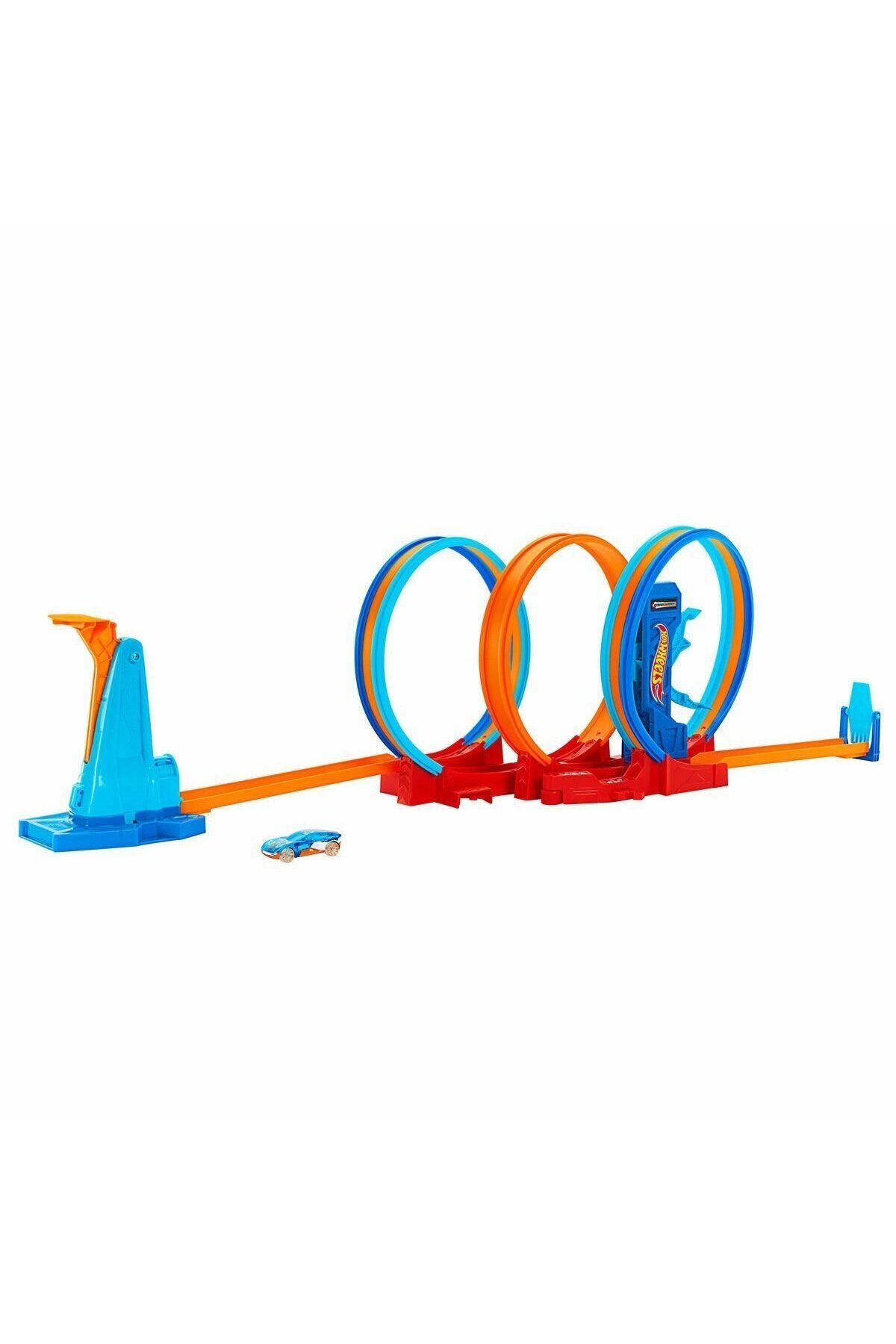 melfxxl eticaret HPX93 Hot Wheels Ultra Hots Çılgın Çember Yarışı Seti