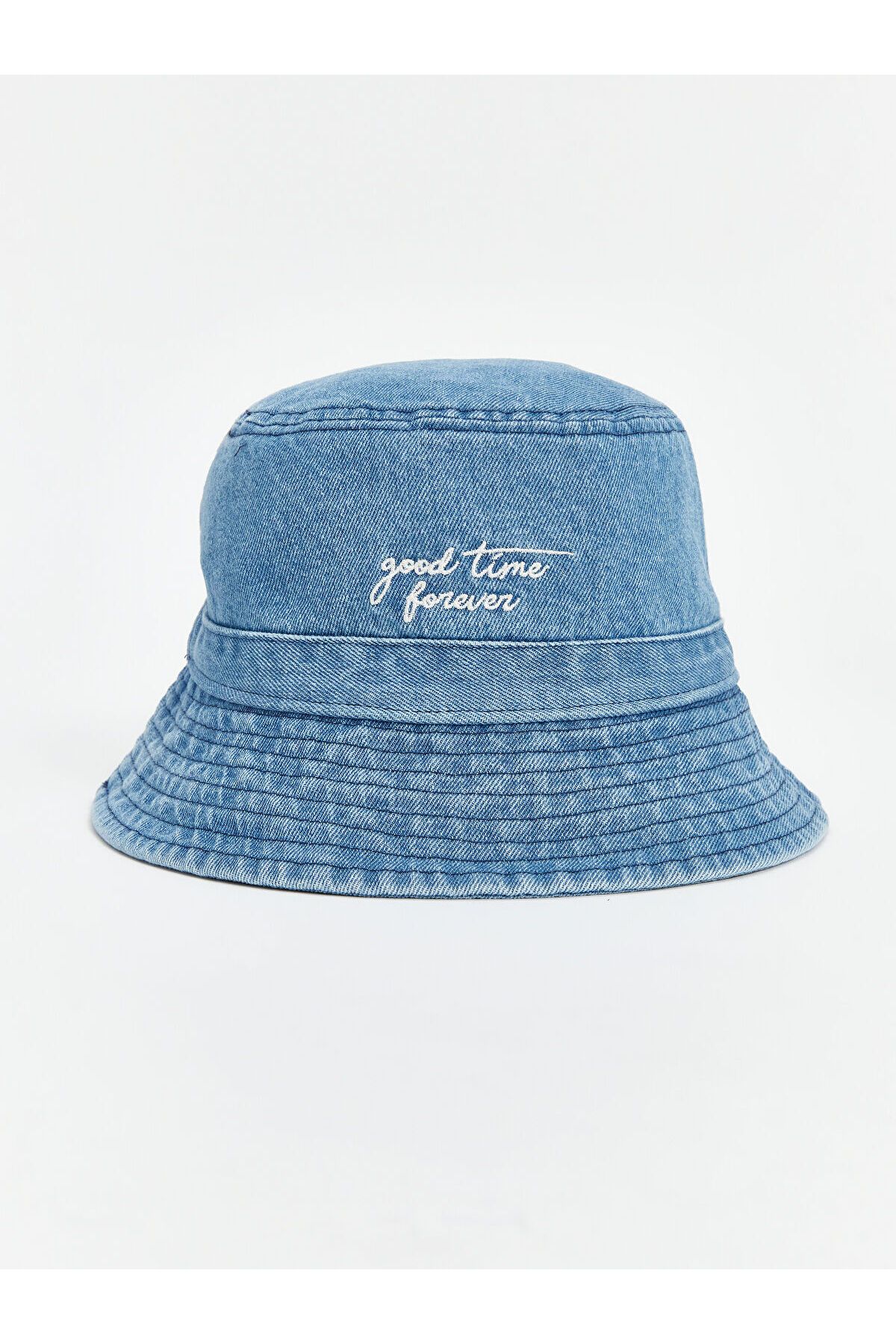 LC Waikiki Nakışlı Kadın Denim Bucket Şapka