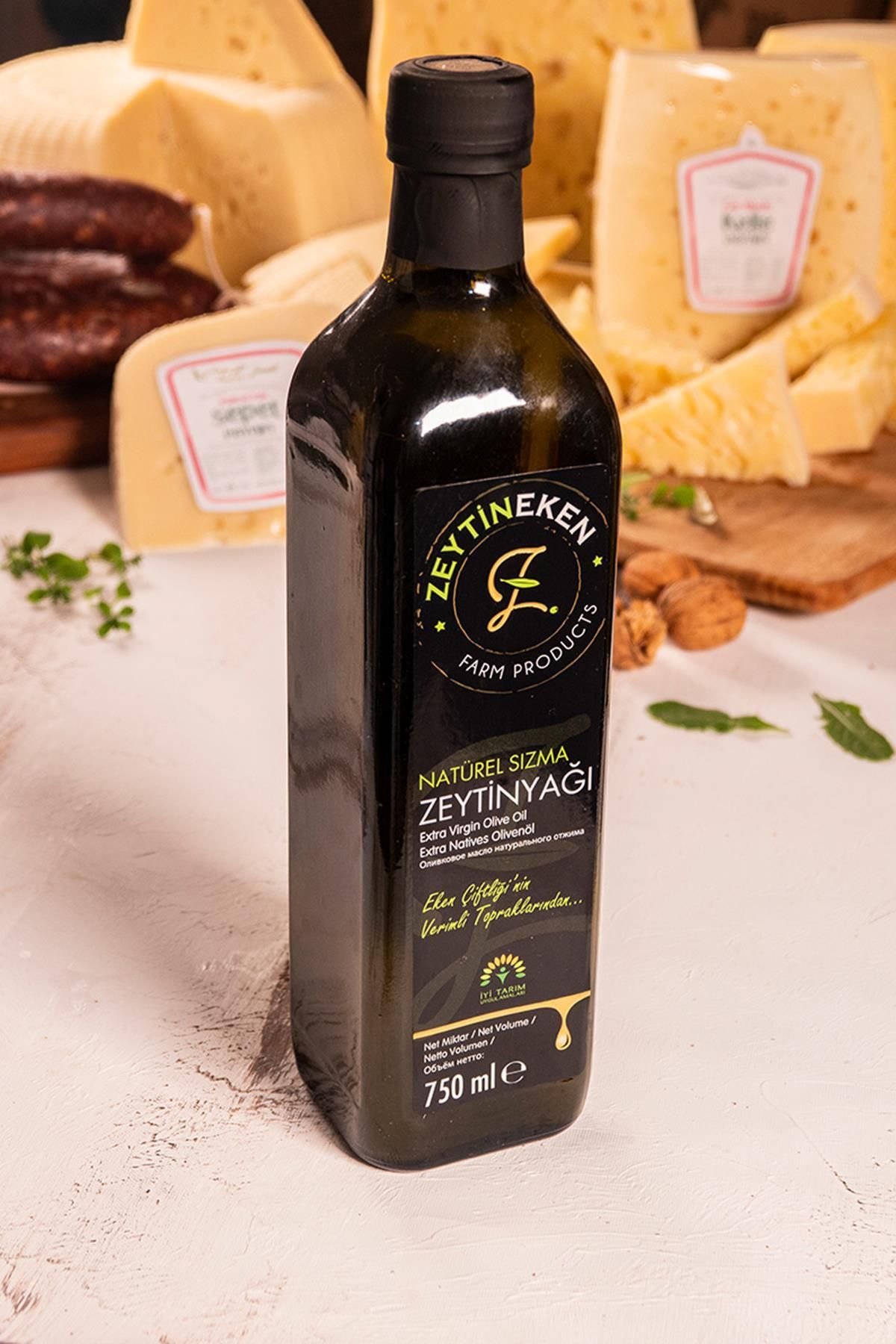 zeytineken Soğuk Sıkım Natural Sızma Zeytin Yağı – Zeytin Eken 750 ml