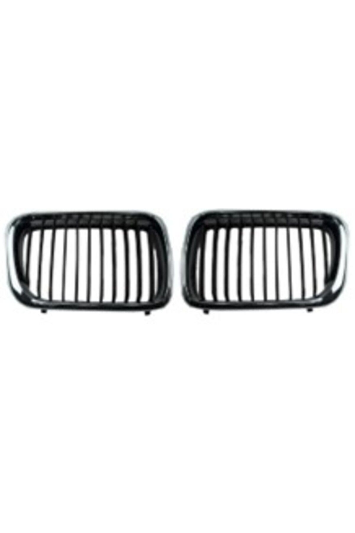 PARCAWORLD ÖN PANJUR BÖBREK MAT SİYAH KROM ÇERÇEVE SET BMW E36 1997-1999 Uyumlu