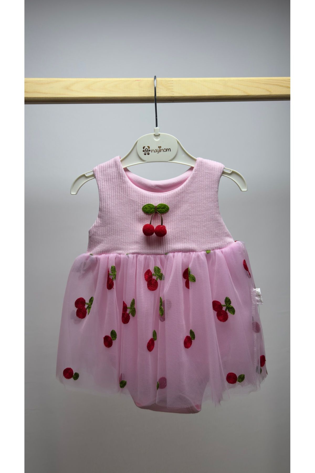 MAVİŞ BEBE Çıtçıtlı bebek elbise