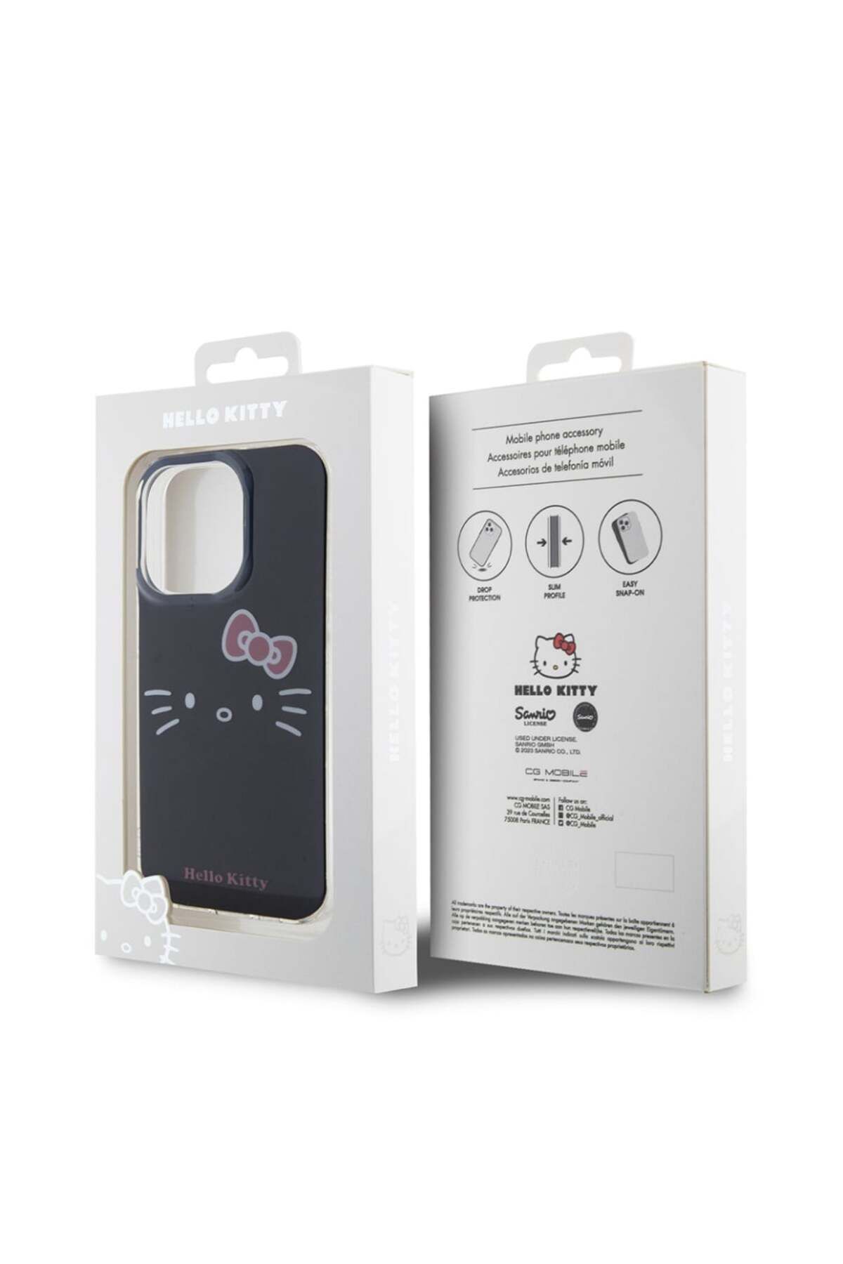 Hello Kitty-Carcasă pentru iPhone 13 Pro, Hardcase IML, Hello Kitty - Negru 7