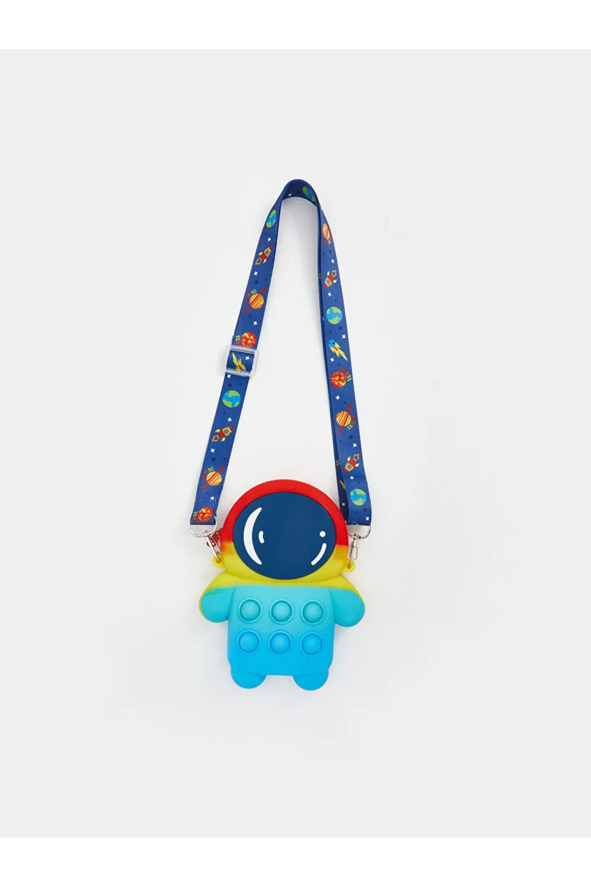 LC Waikiki LCW ACCESSORIES Karişik Astronot Figürlü Erkek Çocuk Pop İt Çanta