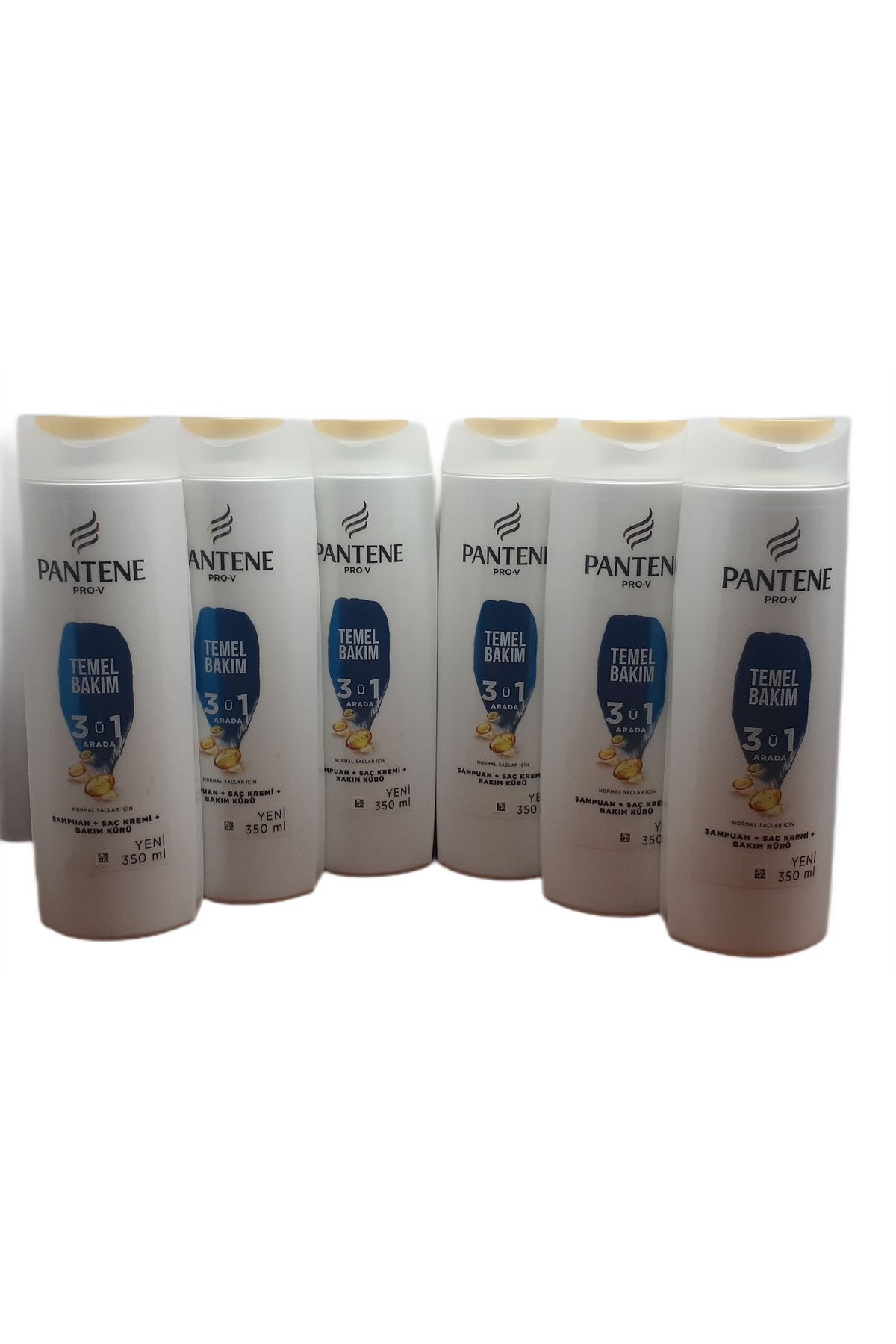 Pantene TEMEL BAKIM 3 'Ü 1 ARADA 350 ML ŞAMPUAN X 6 ADET
