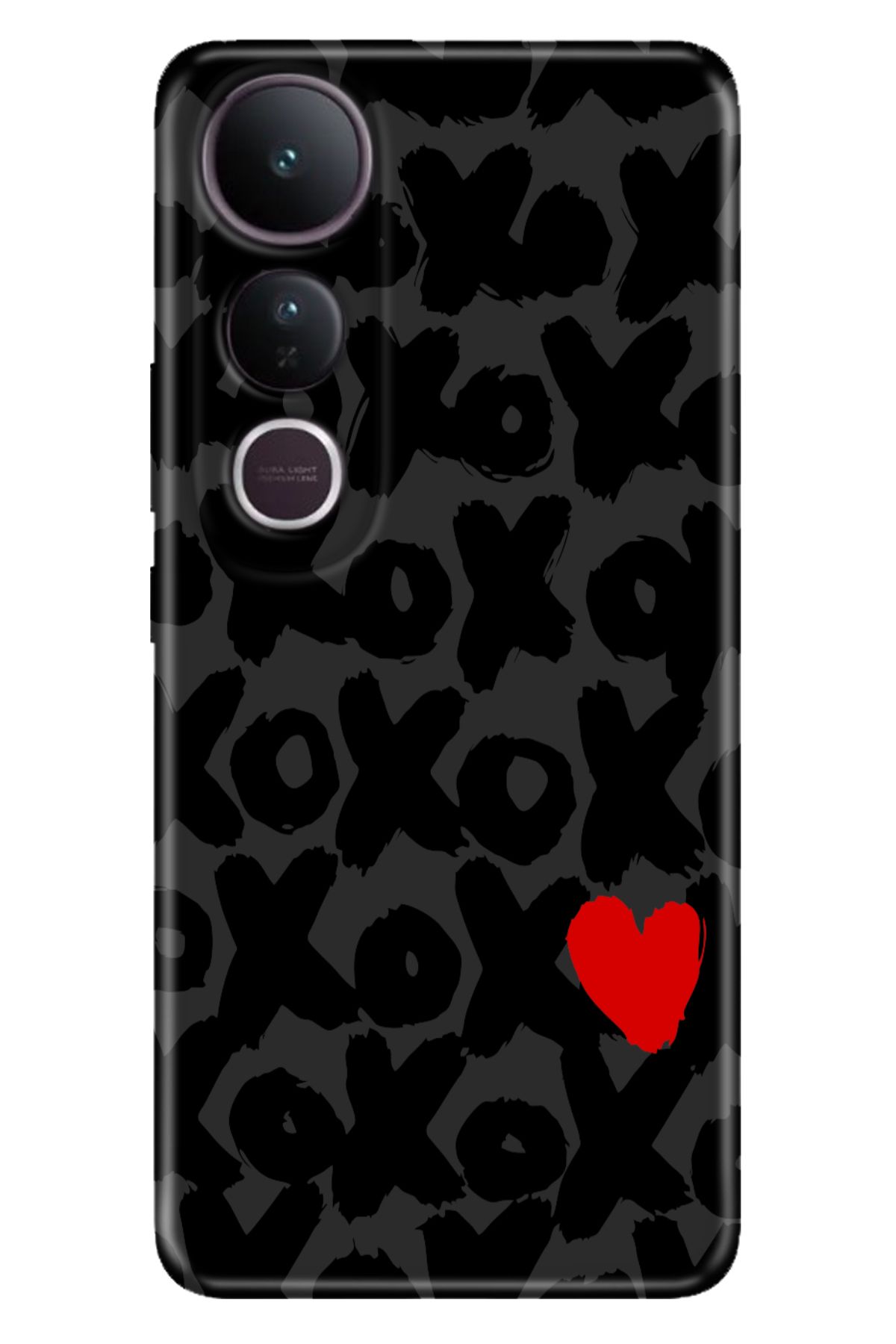 ADACASE Vivo V50 Lite 5G Kılıf Dekoratif Silikon Baskılı Kapak XOXO