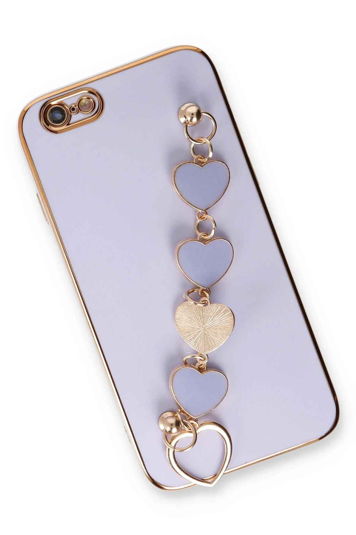 NewFace iPhone 6 uyumlu Kılıf Esila Silikon - Lila INSLM