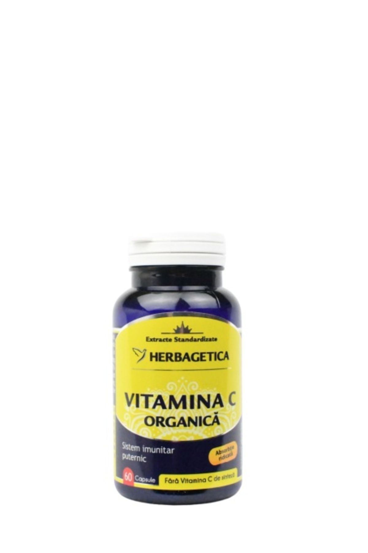 OEM Supliment Alimentar Vitamina C Organica Herbagetica, 60 Capsule - One Size
