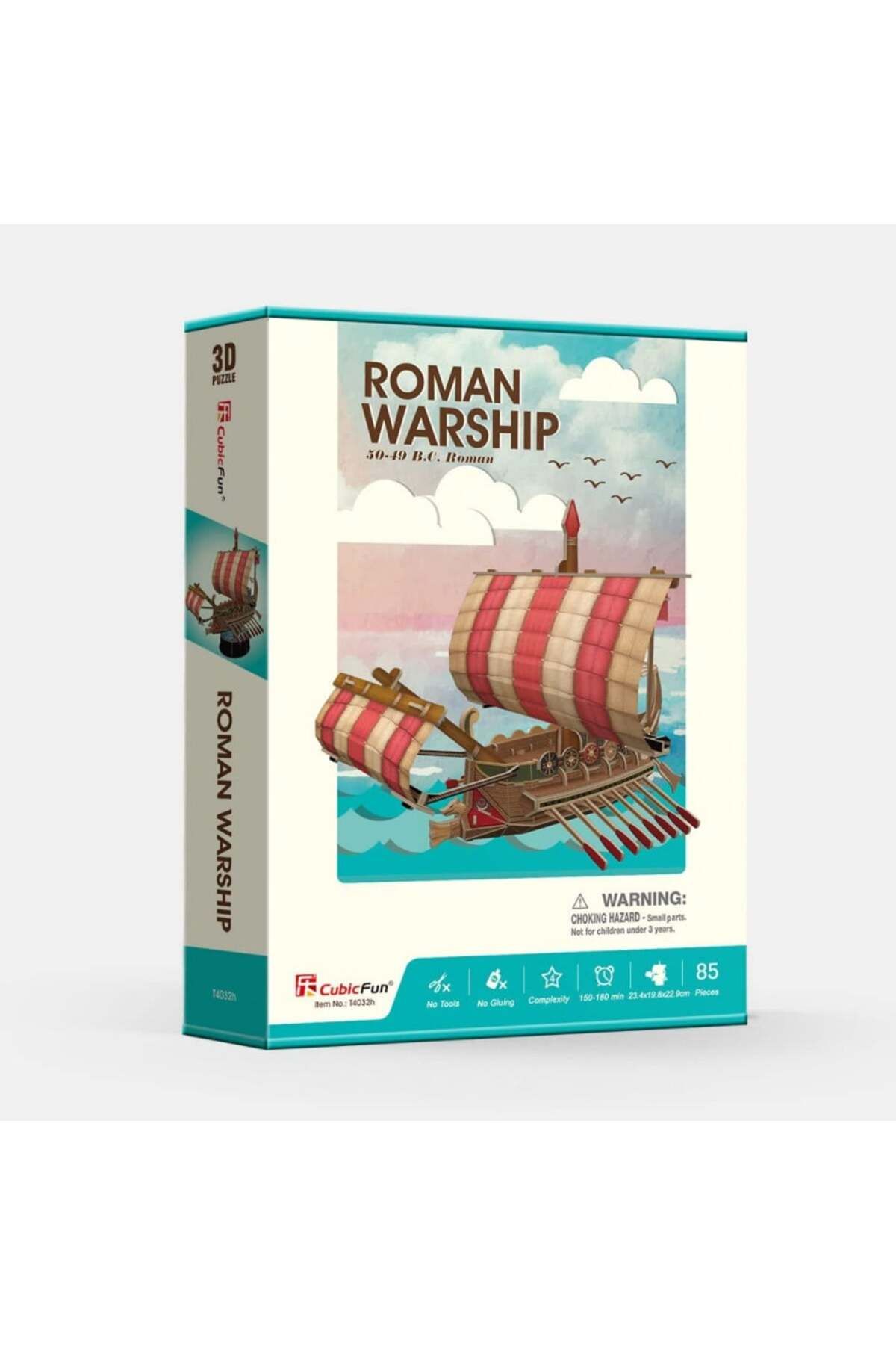 Cubic Fun-- 3D Puzzle Romanian Warship 85 Pieces 1