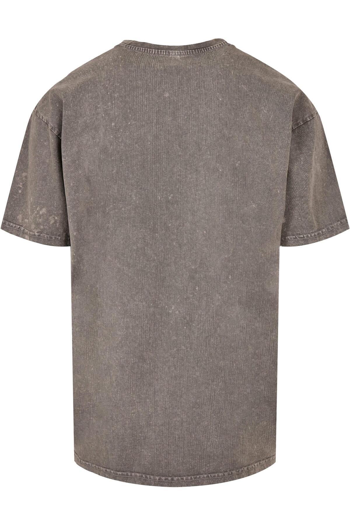 Merchcode-Herren Life Is Better Acid Washed Heavy Oversized Tee 2