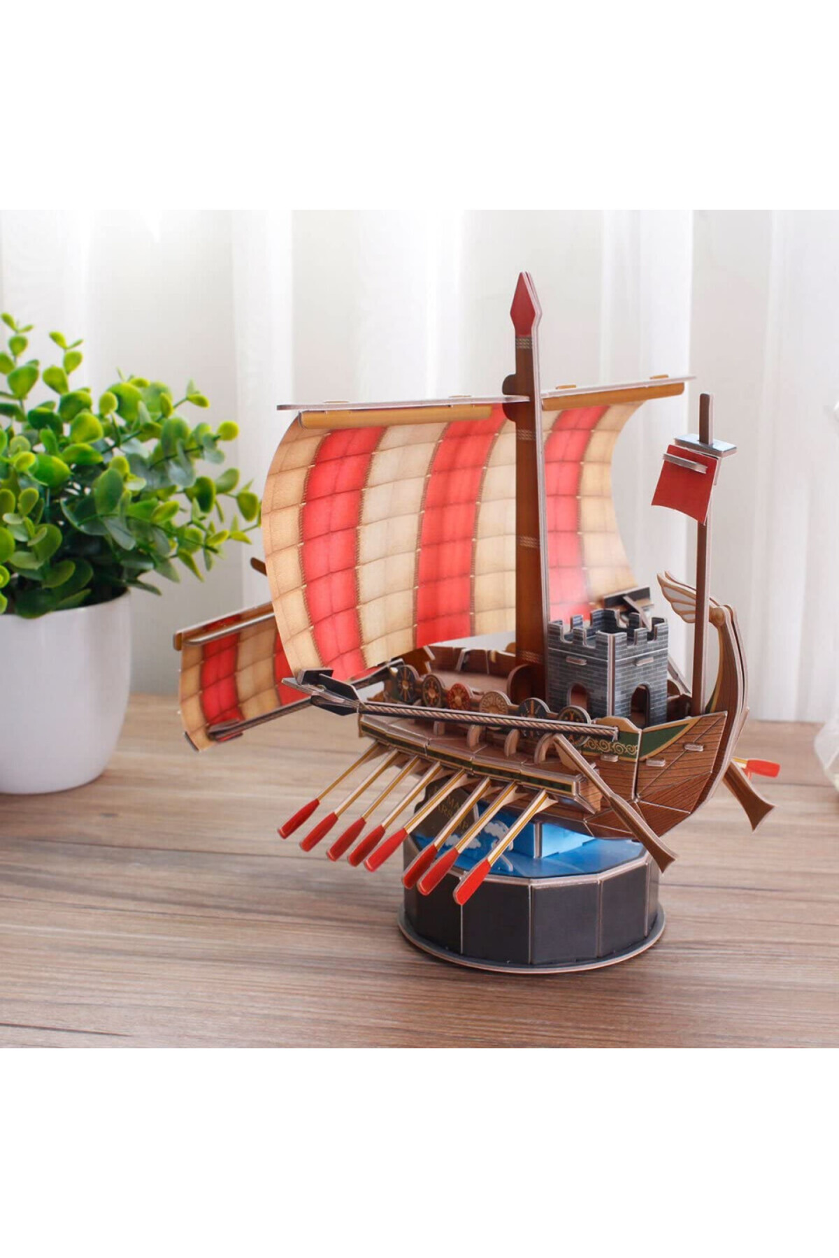 Cubic Fun-- 3D Puzzle Romanian Warship 85 Pieces 7