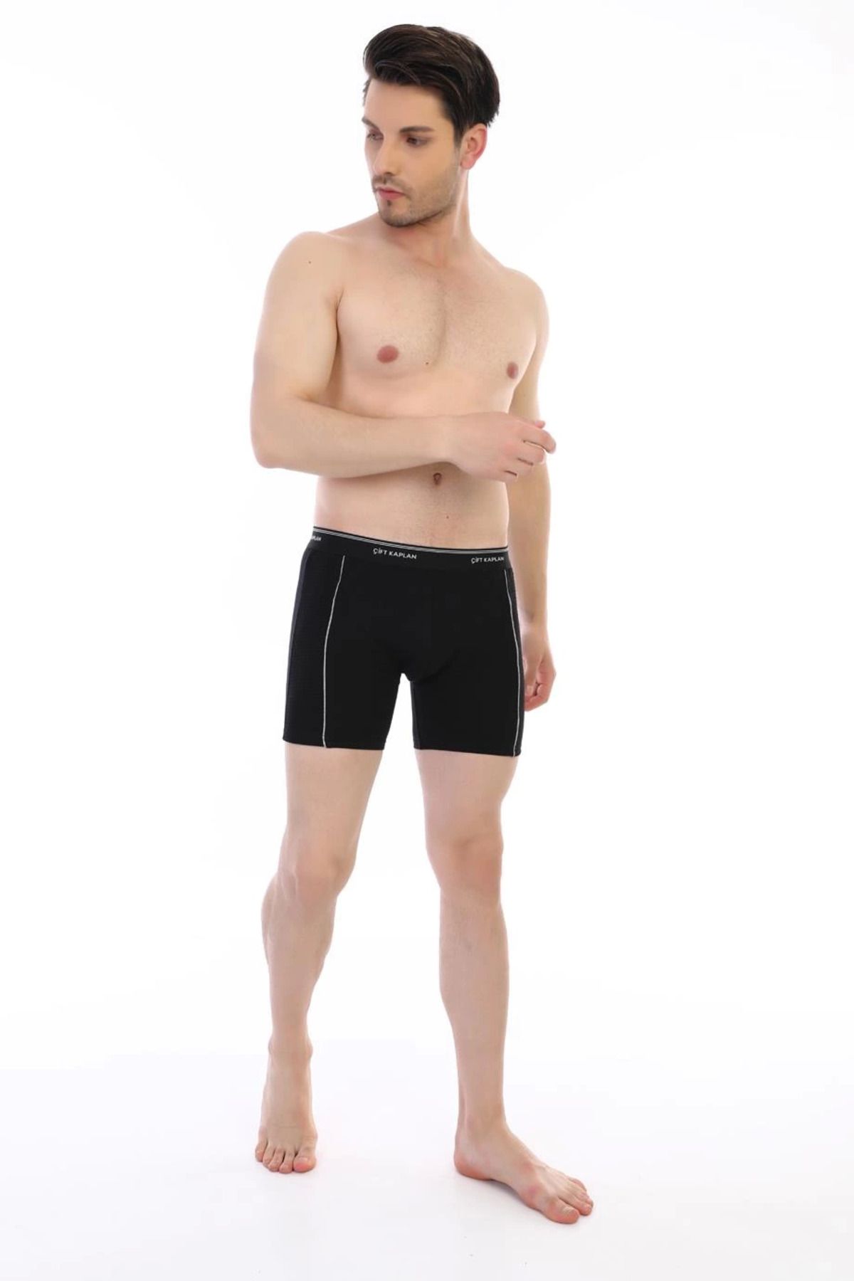 Moda Şahsenem Çift Kaplan 855 Uzun Erkek Boxer