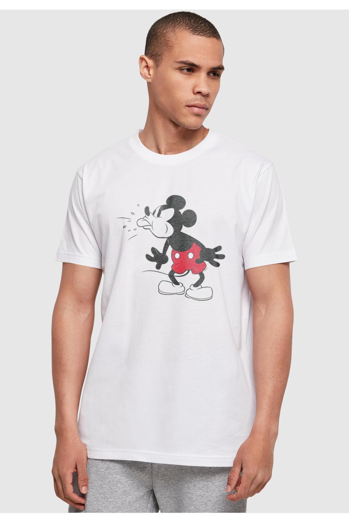 ABSOLUTE CULT-Herren Mickey Mouse - Tongue T-Shirt 3