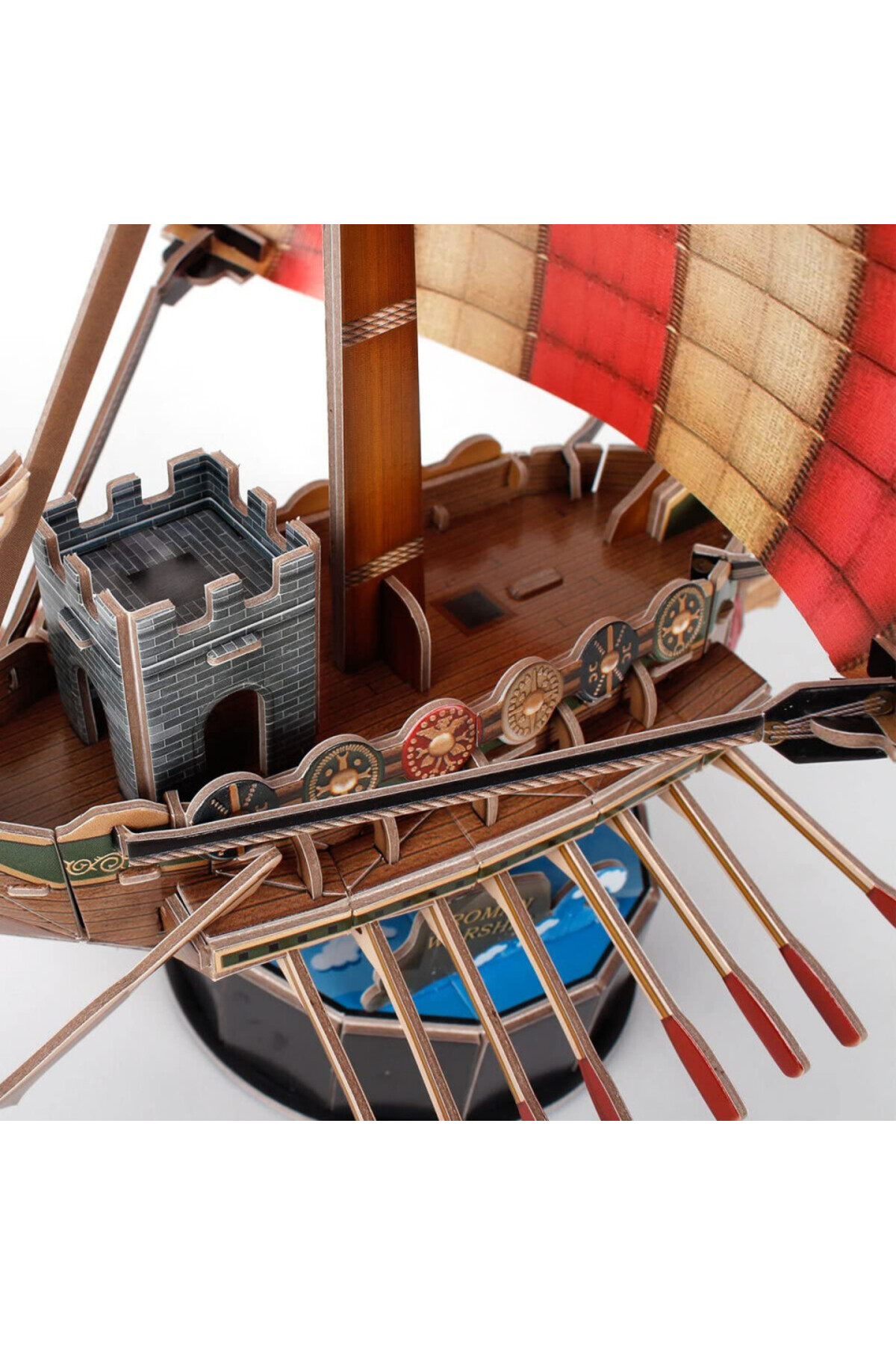 Cubic Fun-- 3D Puzzle Romanian Warship 85 Pieces 6