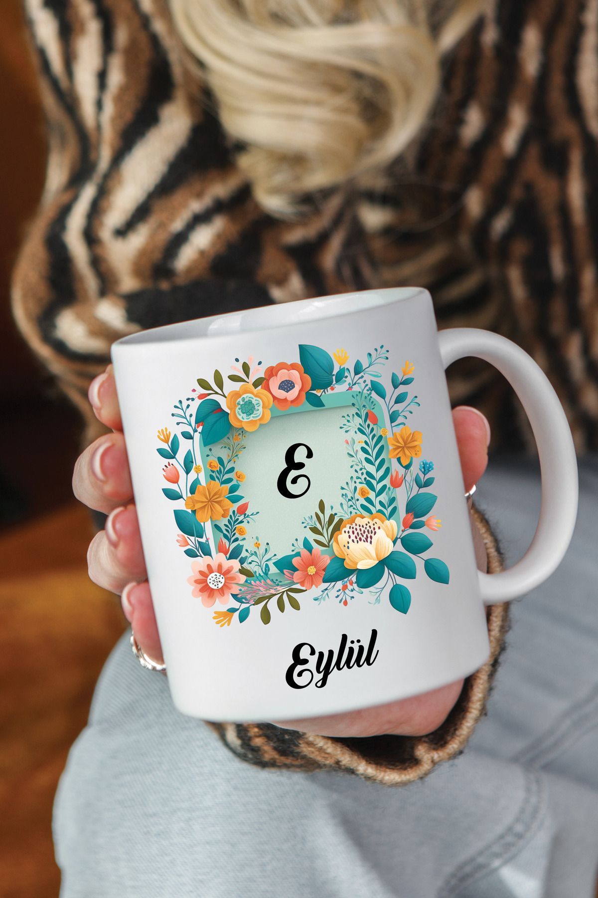 expreshediye Eylül İsimli Yazılı Kupa - Kişiye Özel Baskılı Kupa Bardak - İsimli Bardak