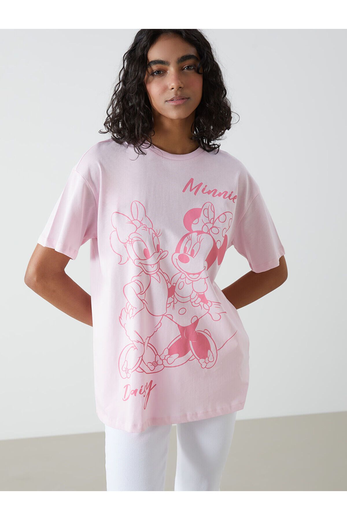 LC Waikiki Daisy Duck ve Minnie Mouse Baskılı Kadın Tişört