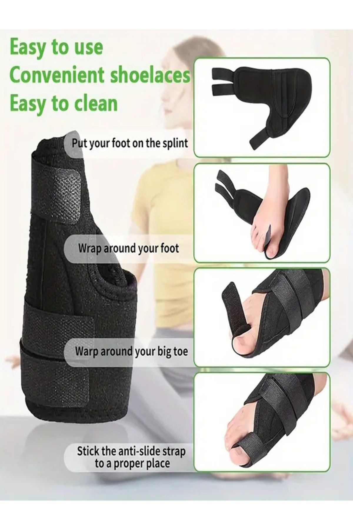 Ankaflex-One Pair of Highconcept Toe Corrector Apparatus for Bone Protrusion 7