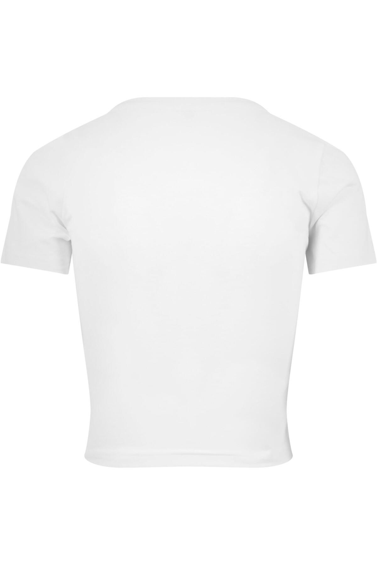 Merchcode-Damen Ladies Tennis Beats Crop Tee 2